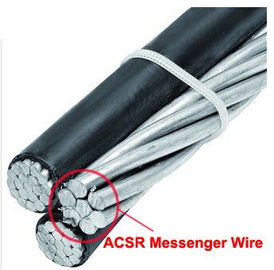 A superfície brilhante galvanizou o fio de mensageiro da corda de fio de aço/ACSR para o cabo de ABC