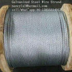 Multifunctional Galvanized Steel Wire Strand , 3 /8 "Galvanized Aircraft Cable For Messenger